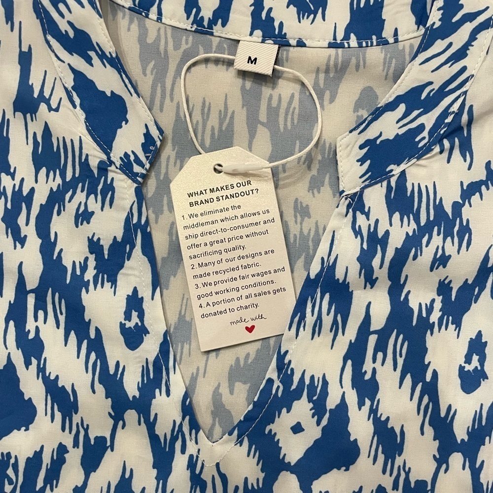 NWT Summer Women’s Shift Dress - Made With Mail - Picture 5 of 5